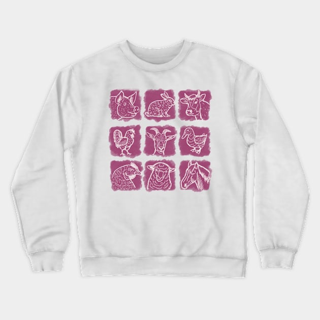 Farm animals P Crewneck Sweatshirt by Shyflyer